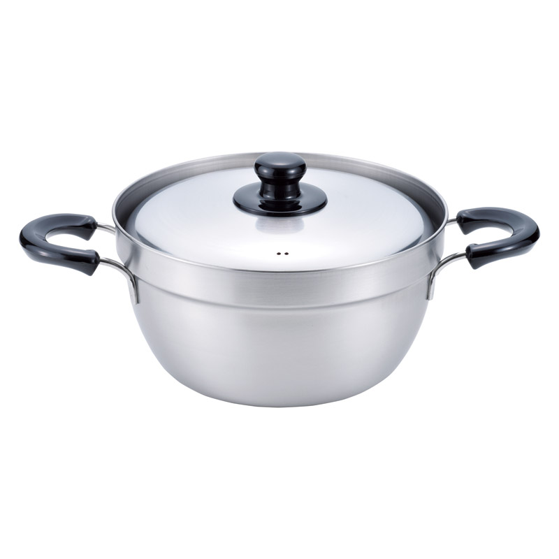 燕三 IH対応ふきこぼれにくい両手鍋23㎝