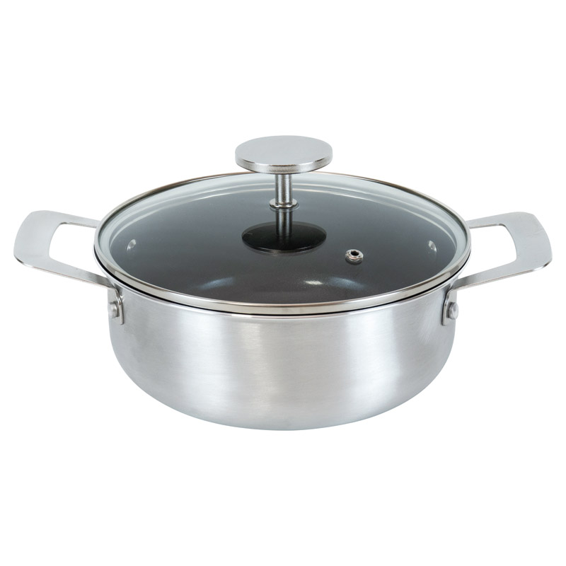 グレイス IH対応セラミック加工両手鍋20㎝