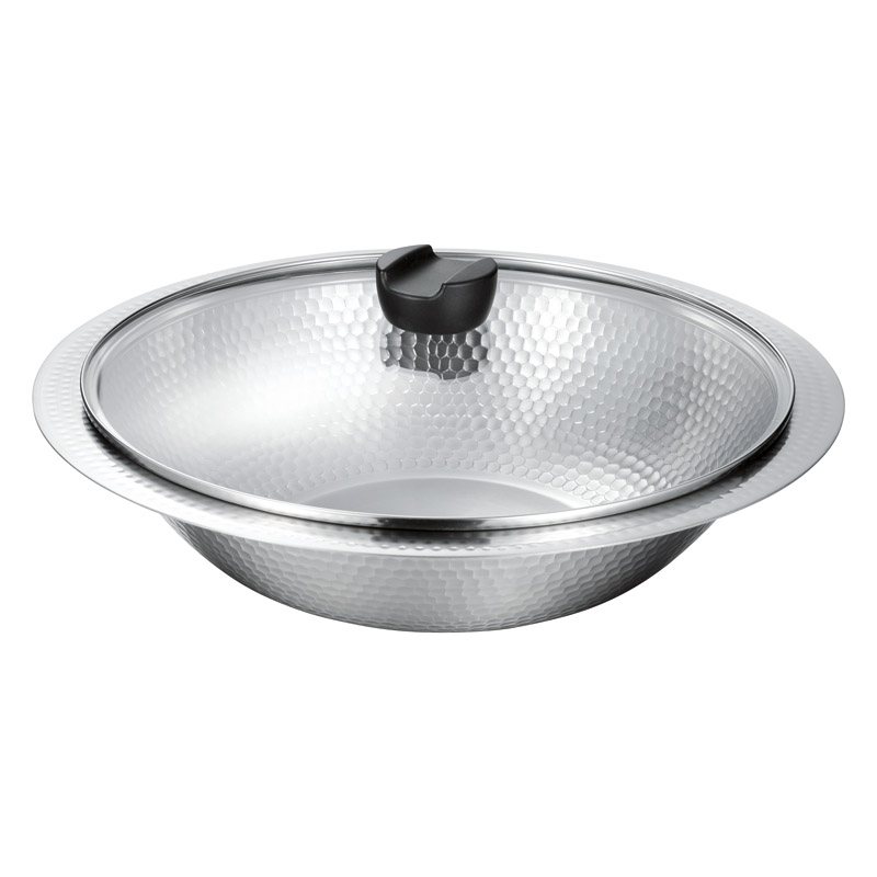 彩食庵 IH対応蓋付よせしゃぶ鍋30㎝