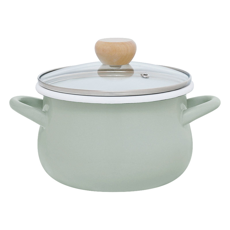 ストクック IH対応ホーロークッキングポット18㎝