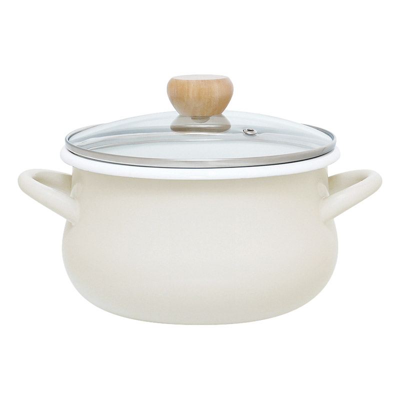 ストクック IH対応ホーロークッキングポット20㎝