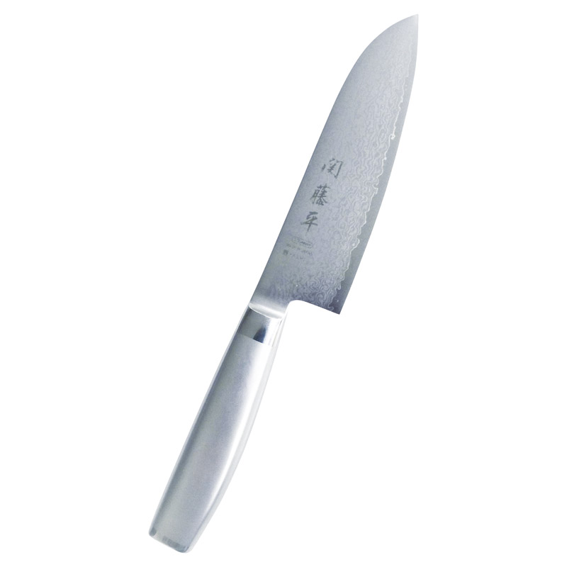 関藤平 フルメタル ダマスカス69層鋼 三徳包丁