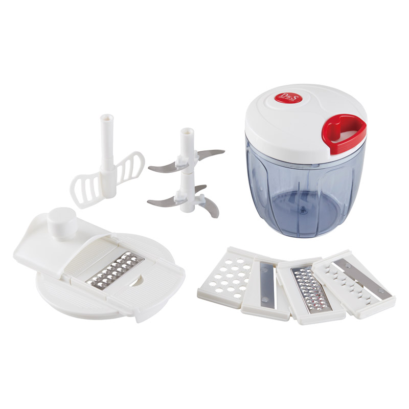 D&S マルチ･フードカッター チリレッド