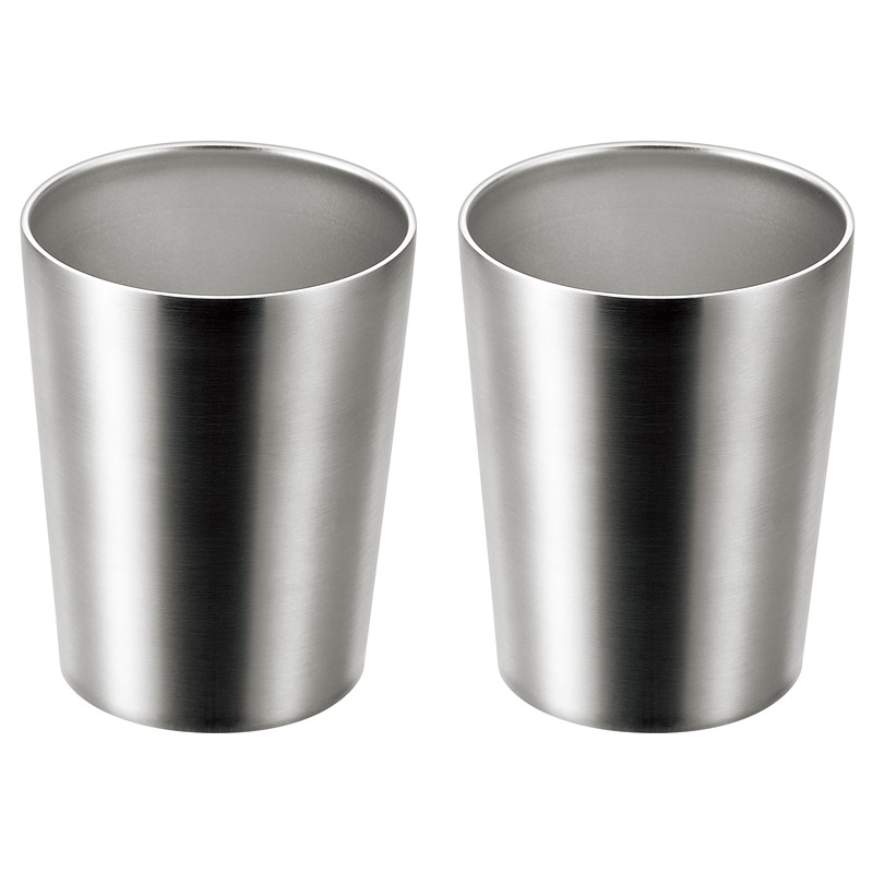 ニューラフィネス ステンレス二重タンブラー280ml 2P