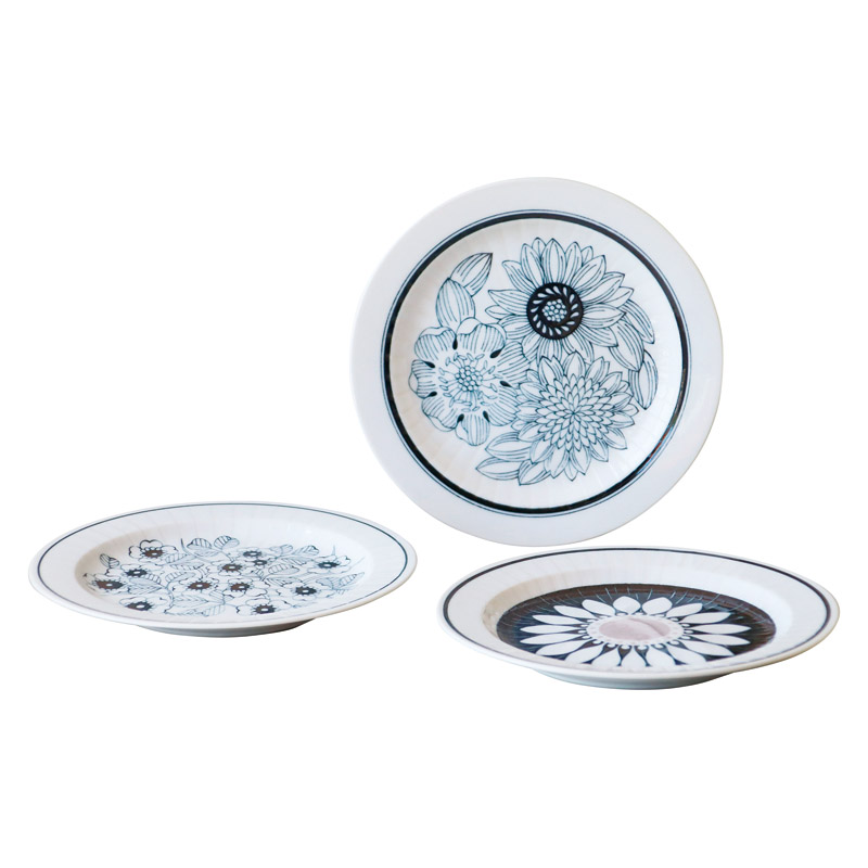 アンティコ アンティコフラワー トリオケーキプレート