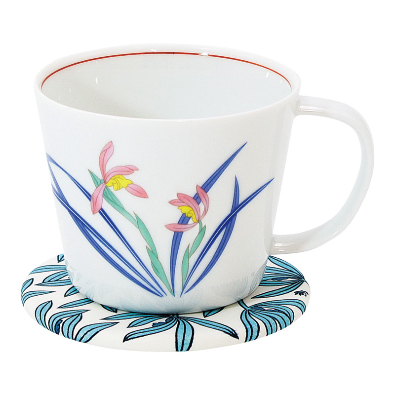 香蘭社 春蘭 マグカップ（コースター付）