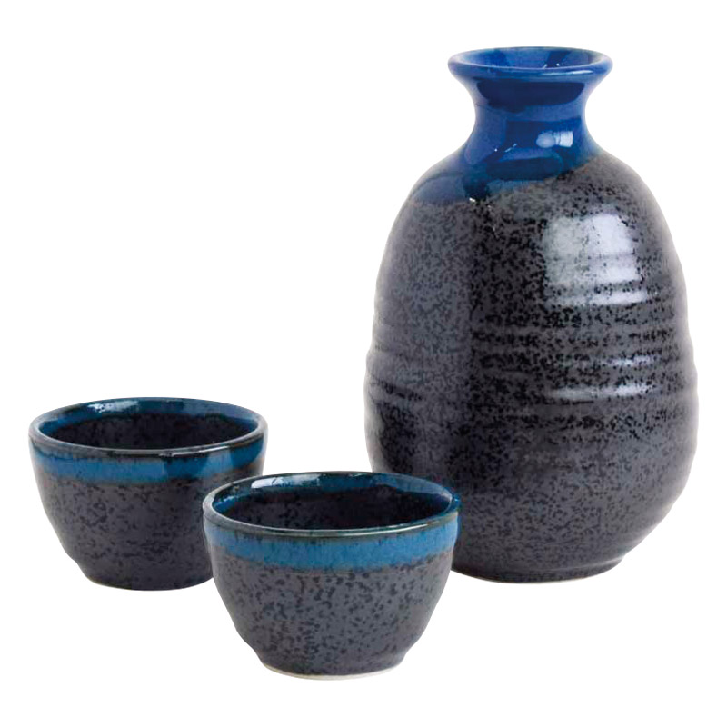 高田焼 釉重ね酒器揃