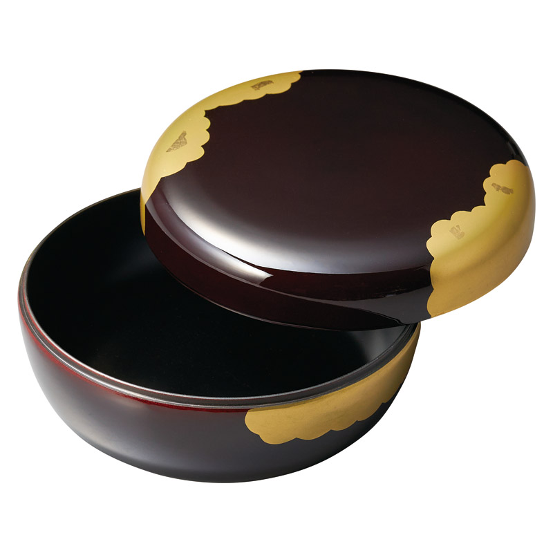 紀州塗 雲居路 新菓子器