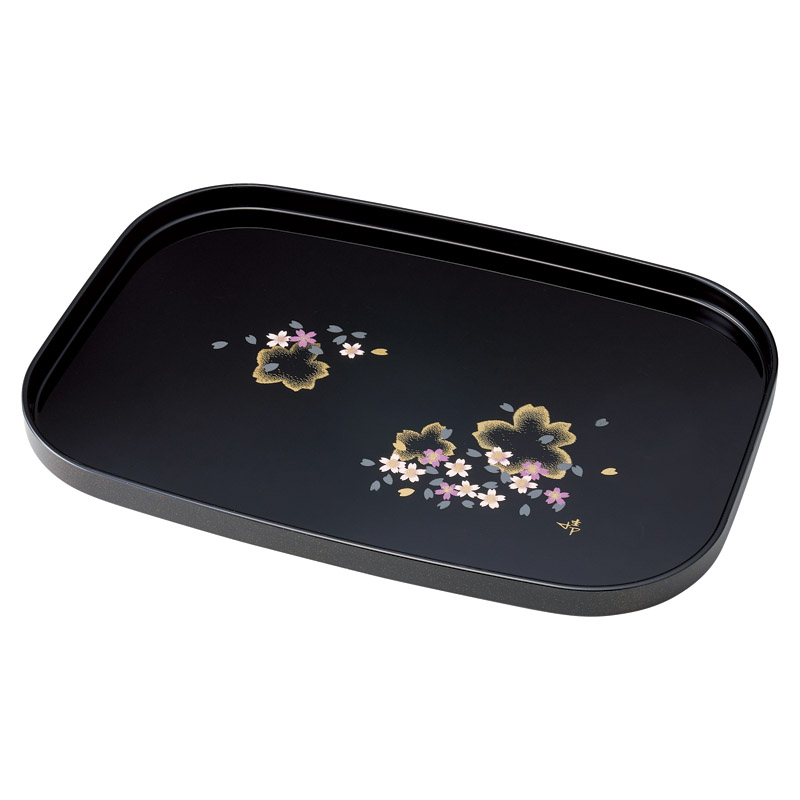 日展作家 橋爪靖雄 桜浪漫 12.0長手盆