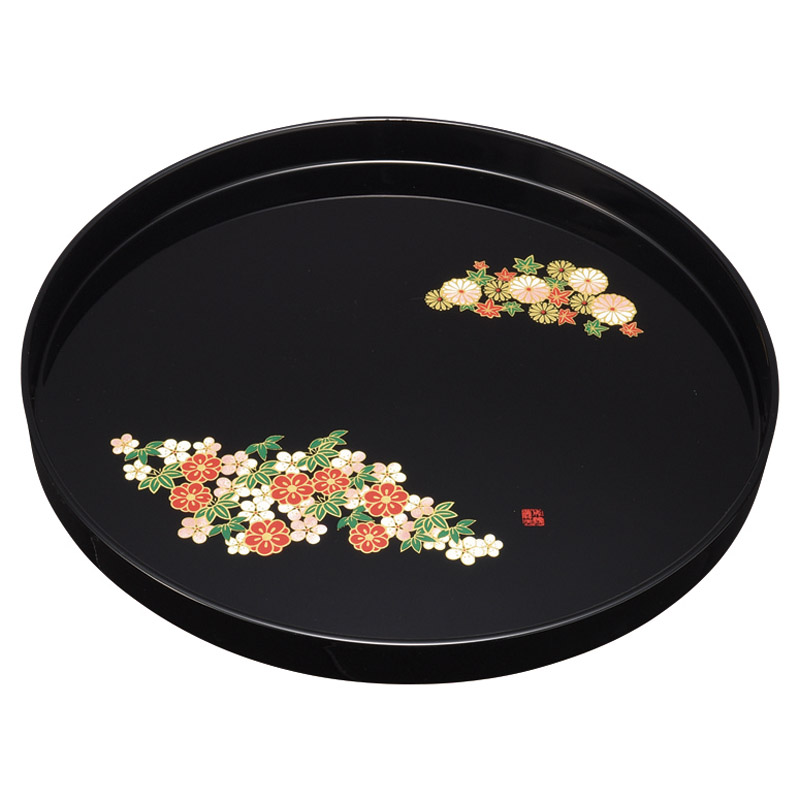 成願義夫 和み春秋 10.0丸盆