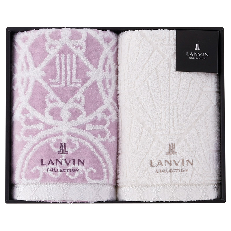 ランバン プルミエール フェイスタオル2P