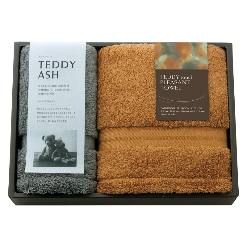 TEDDY ASH〈テディアッシュ〉 もふもふタッチ フェイス1P･ハンドタオル1P