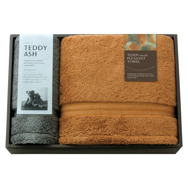 TEDDY ASH〈テディアッシュ〉 もふもふタッチ バス1P･ハンドタオル1P