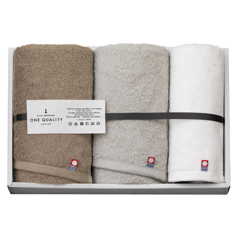 今治タオル ONE QUALITY フェイス2P･ウォッシュタオル1P