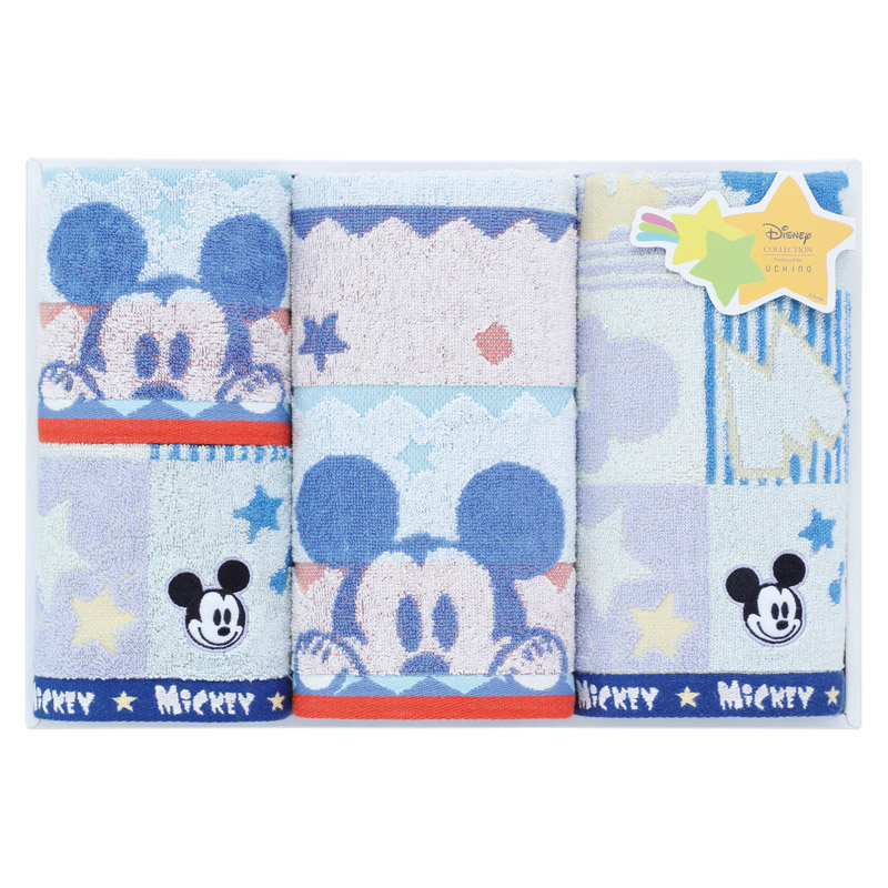 ディズニー ハピネスフレーク フェイス2P･ゲストタオル2P