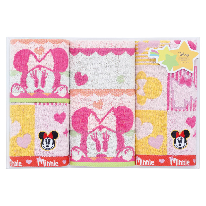 ディズニー ハピネスフレーク フェイス2P･ゲストタオル2P