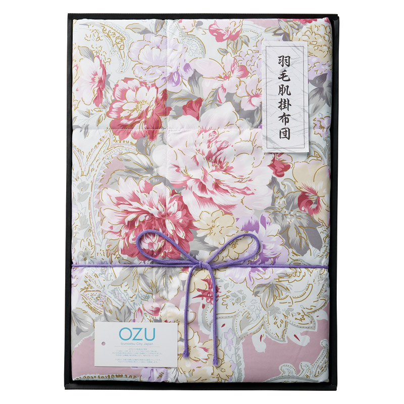 OZU 羽毛肌掛けふとん 