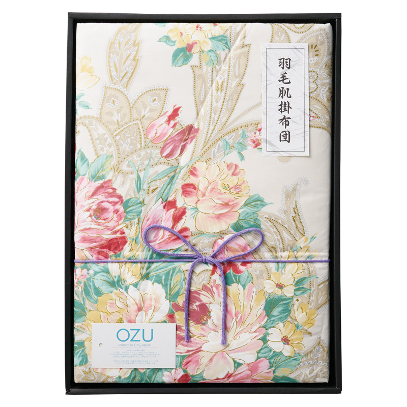 OZU 羽毛肌掛けふとん 