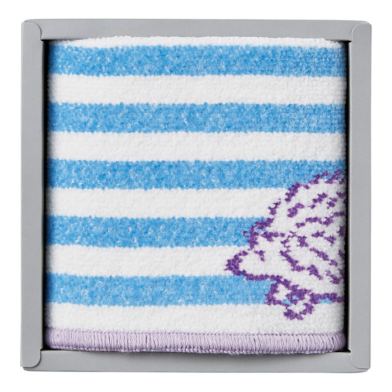 Grece 越後織技シェニール織コパンミニタオルハンカチ