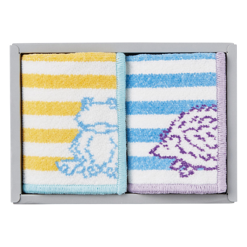 Grece 越後織技シェニール織コパンミニタオルハンカチ2P