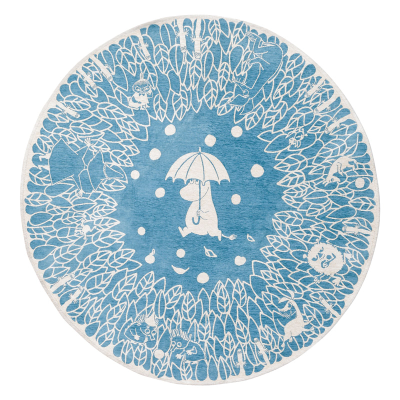 ムーミン 晴ときどきリンゴ ラグ