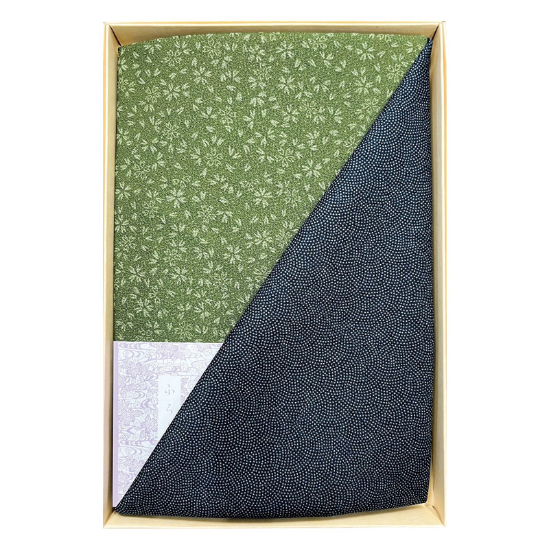 二巾一越織両面染