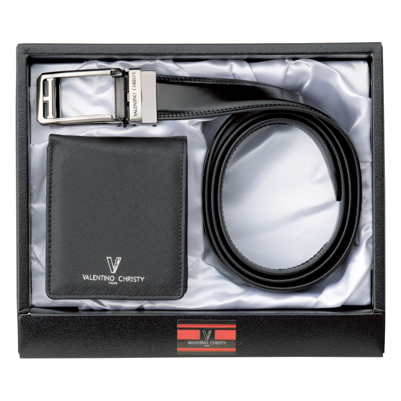 ヴァレンチノクリスティー スマートロックベルト&札入セット