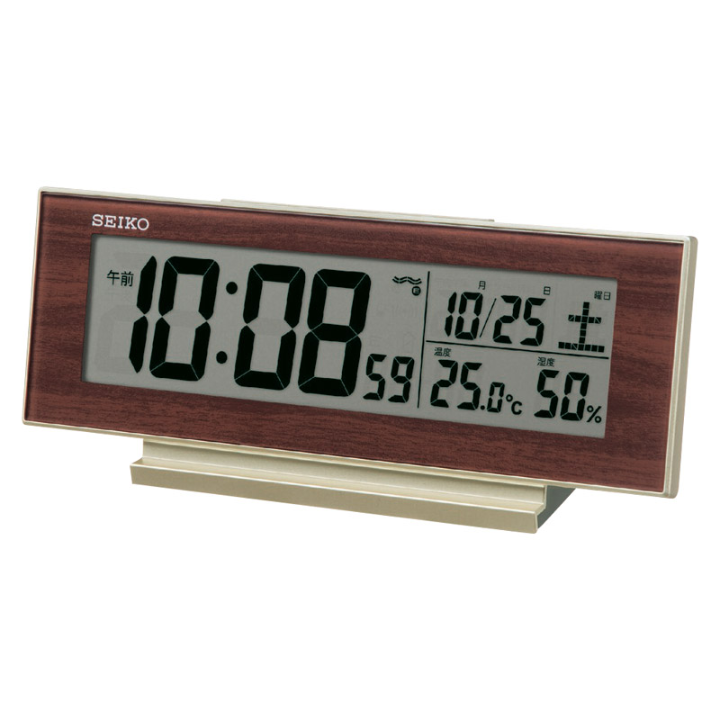 セイコー 電波デジタル目覚まし時計 