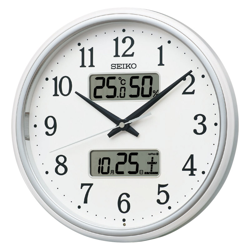 セイコー ライト点灯電波掛時計