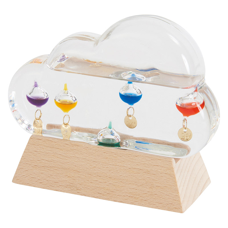 ガラスフロート温度計 クラウド