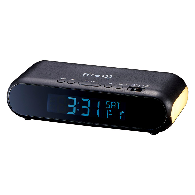 ワイヤレスチャージャークロック（ナイトライト付）