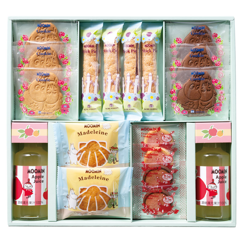 ムーミン ジュース&スイーツセット 