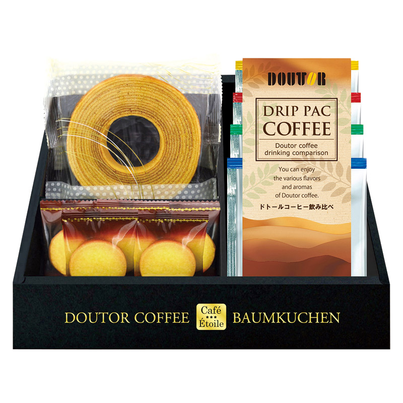 Cafe Etoile ドトールコーヒー&バウムクーヘンセット 