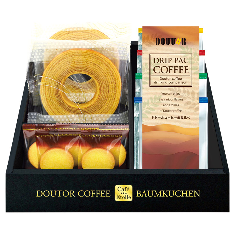 Cafe Etoile ドトールコーヒー&バウムクーヘンセット 