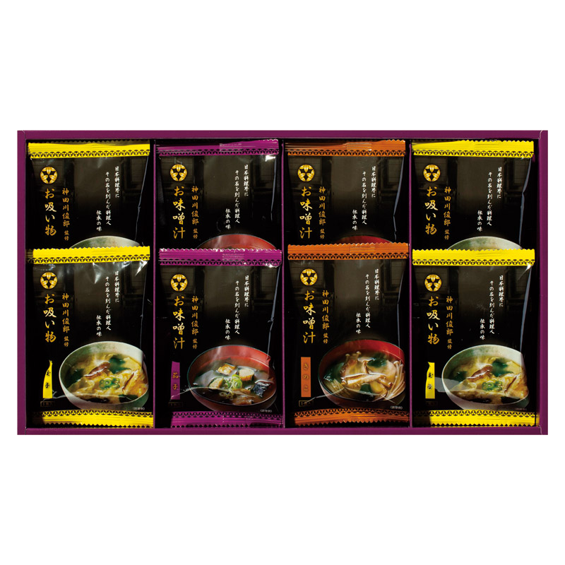 神田川俊郎監修 味和心 お味噌汁ギフト【雅】 
