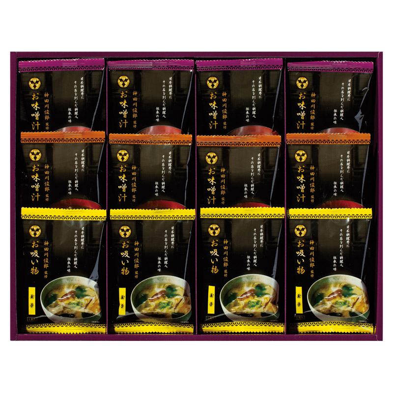 神田川俊郎監修 味和心 お味噌汁ギフト【雅】 