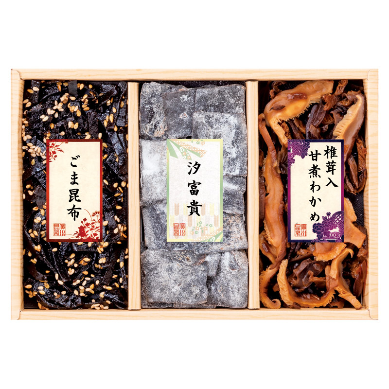 廣川昆布 万味豊秀 3品佃煮詰合せ