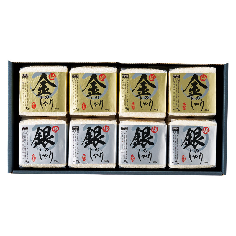 初代田蔵 極金のしゃり･極銀のしゃりギフトセット 