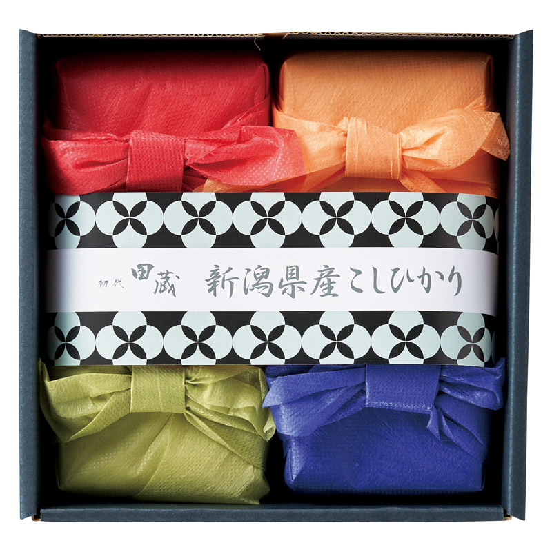 初代田蔵 新潟県産こしひかり･笹川流れ極塩ギフトセット 