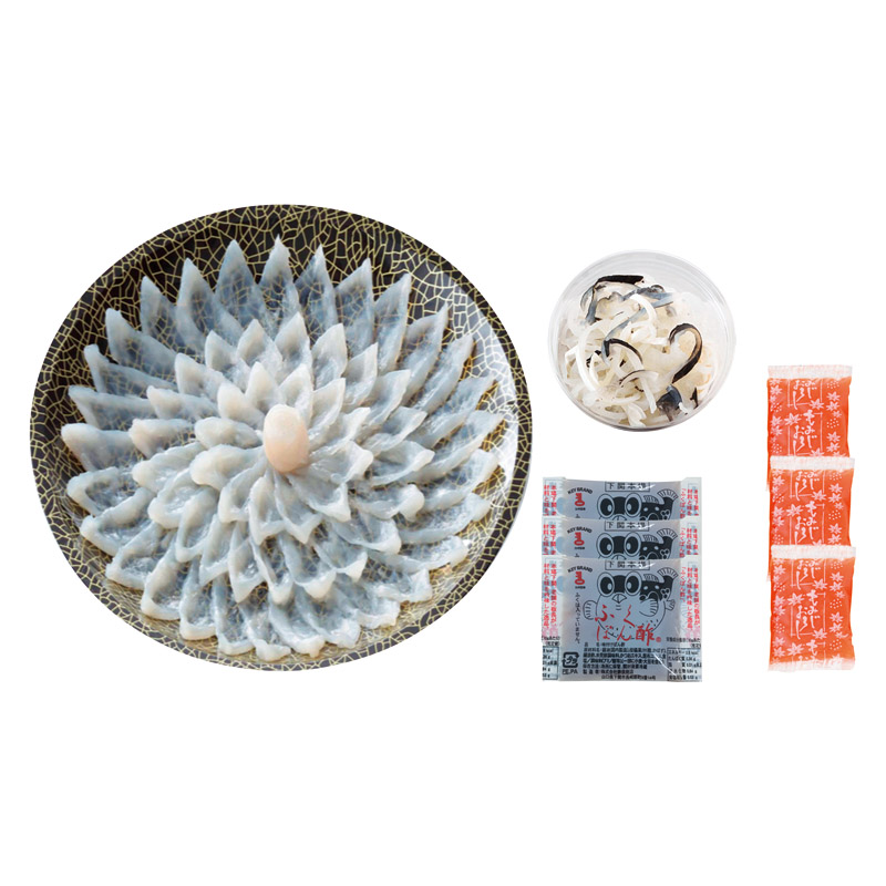 関とら本店 とらふく刺身セット