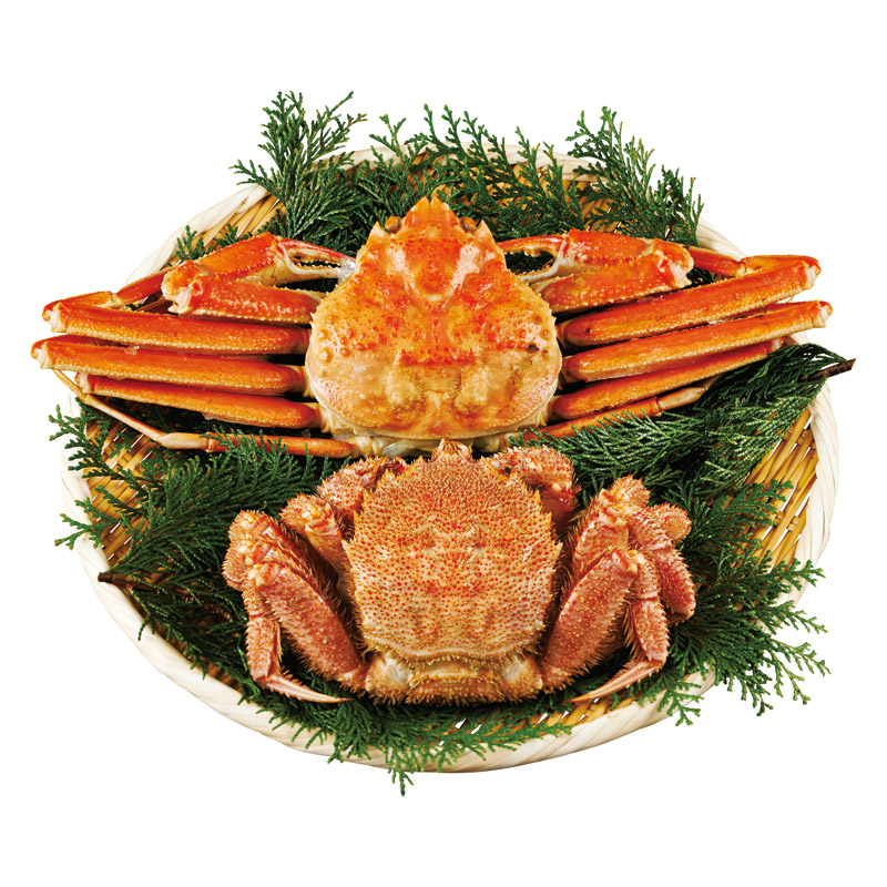 ずわいがに毛がに2尾セット