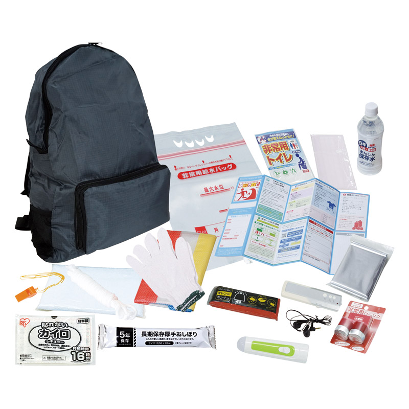 非常持出しリュックセット18点