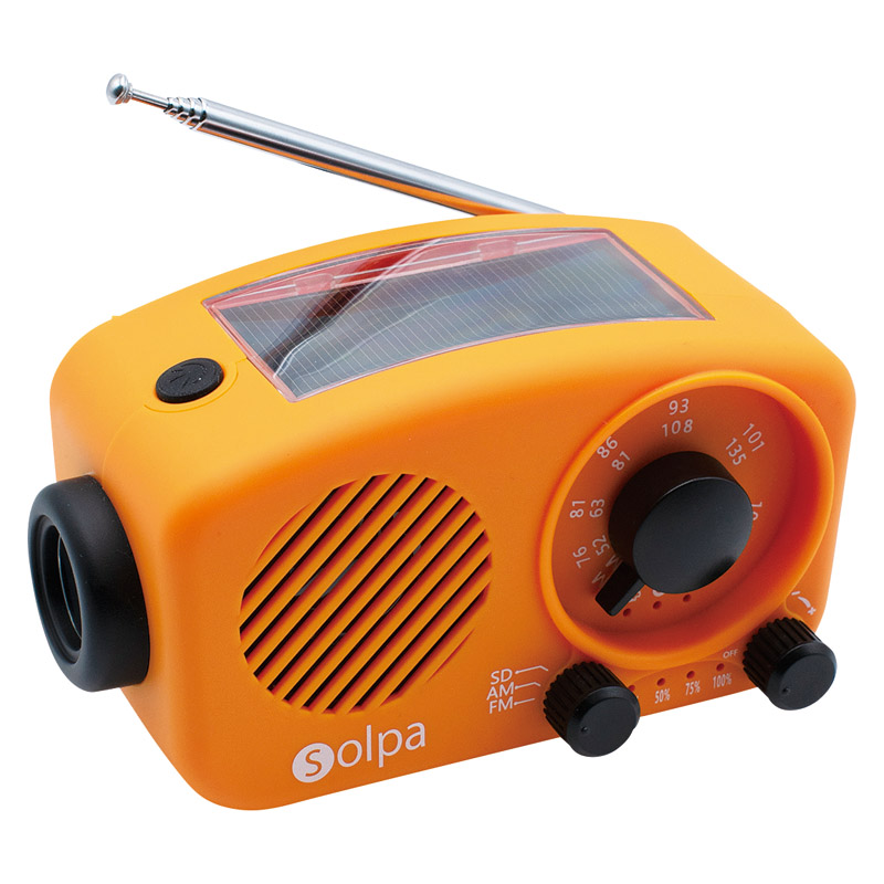 solpa 手回し･ソーラー蓄電ラジオ【チャージオ･ミニ】