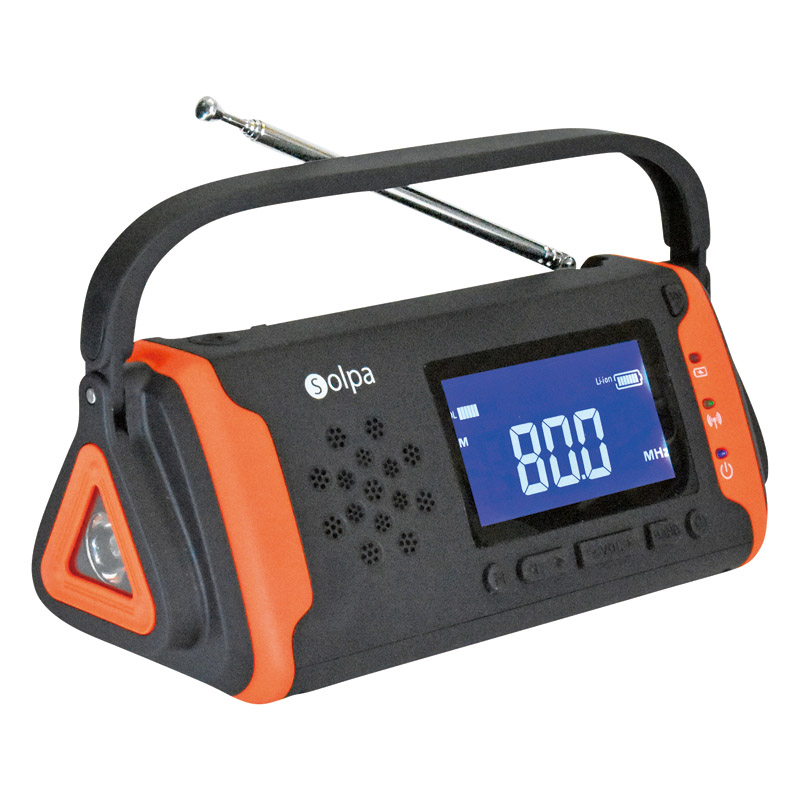 solpa 手回し･ソーラー蓄電ラジオ チャージオ ラムダ