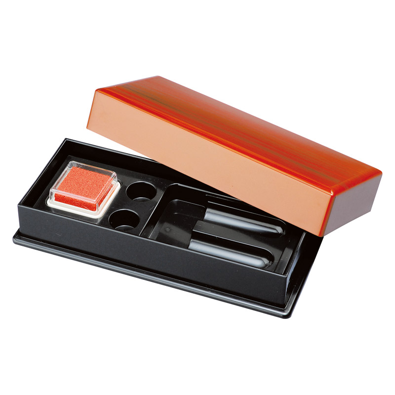 紀州塗 匠 印鑑ケース 柾目杢