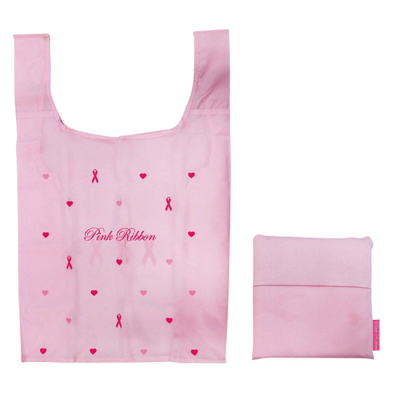 ピンクリボン ラインアップリボン エコバッグ