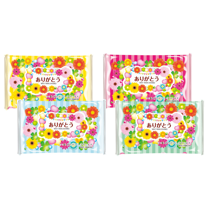 ありがとうウェットティッシュ10枚（1P）