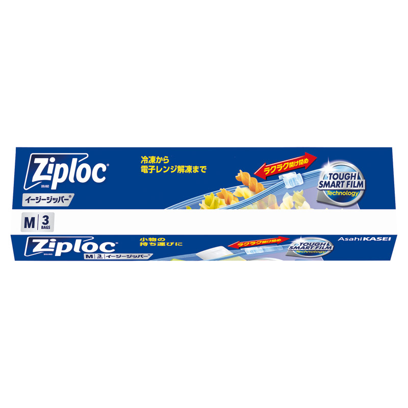 旭化成 ジップロックイージージッパーM（3枚入）