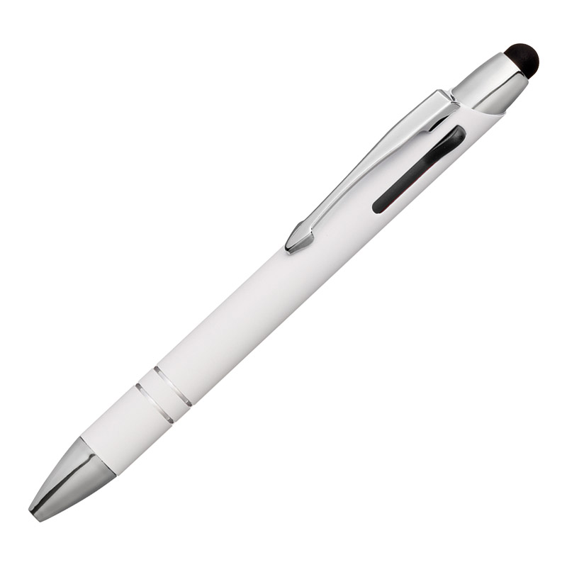 メタルラバー3色タッチボールペン