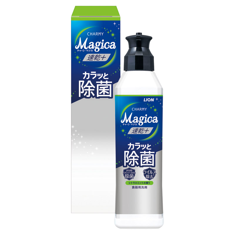 ライオン チャーミーマジカ速乾+カラッと除菌 シトラスミントの香り220ml箱入り